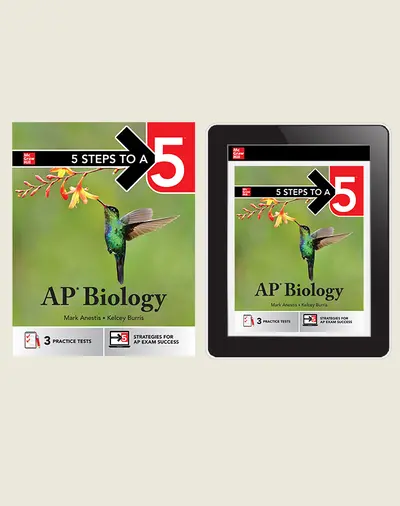 5 Steps to a 5: AP Biology, Student Bundle, 1 year