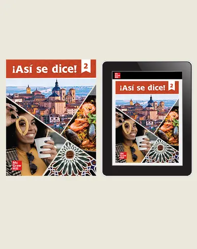 ¡Así se dice! Level 2, Student Print and Digital Bundle, 1-year subscription