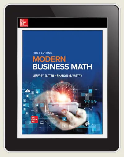 Modern Business Math Online Student Edition, 1-yr