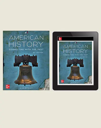 Brinkley, American History, AP Edition, 2023, 16e, Student Print & Digital Bundle (Student Edition with Online Student Edition), 1-year subscription