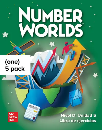 Number Worlds Level D, Spanish Unit 5 Student Workbook 5-pack