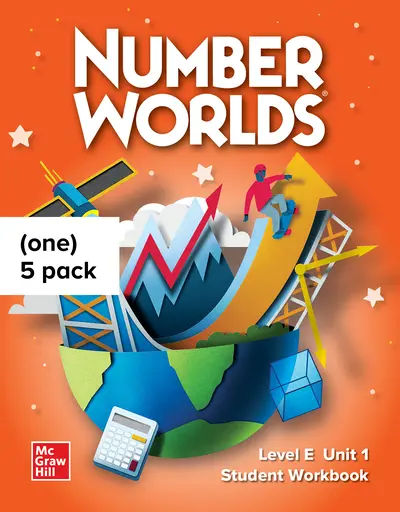 Number Worlds Level E, Unit 1 Student Workbook 5-pack