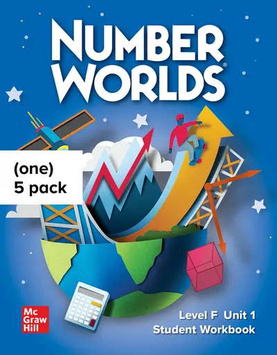 Number Worlds Level F, Unit 1 Student Workbook 5-pack