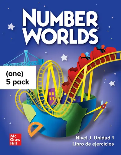 Number Worlds Level J, Spanish Unit 1 Student Workbook 5-pack