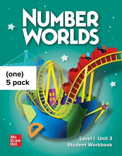 Number Worlds Level I, Unit 3 Student Workbook 5-pack