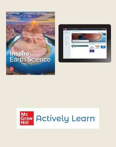 Inspire Science: Earth, G9-12 Comprehensive Student Bundle with Actively Learn Science, 1-year subscription