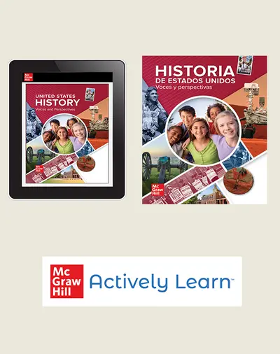 United States History: Voices and Perspectives, Spanish Student Bundle with Actively Learn Social Studies, 1-year subscription