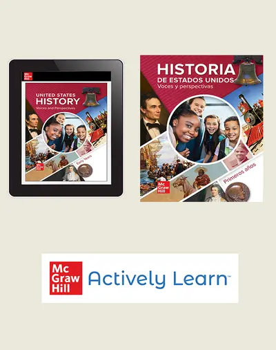 United States History: Voices and Perspectives, Early Years, Spanish Student Bundle with Actively Learn Social Studies, 1-year subscription