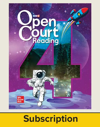 Open Court Reading Grade 4 Comprehensive Student Print and Digital Bundle, 5 Year Subscription