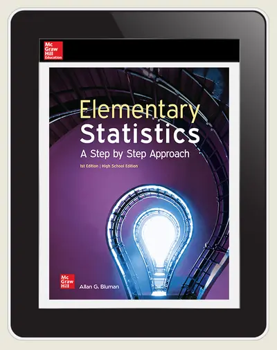 Bluman, Elementary Statistics High School Edition 1e 2024 Online Student Edition 3 yr subscription