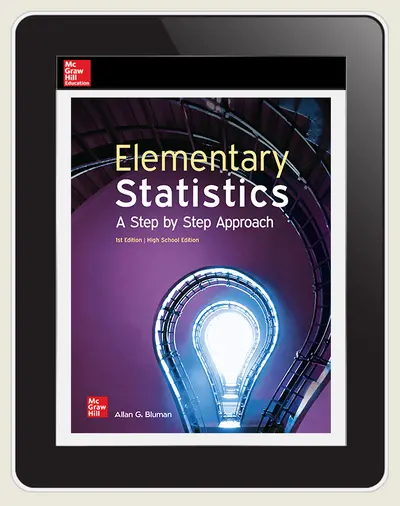 Bluman, Elementary Statistics High School Edition 1e 2024 Online Student Edition 6 yr subscription