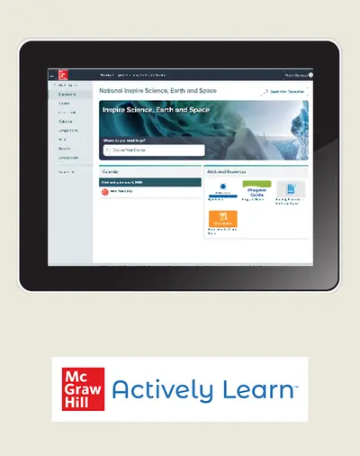 Inspire Science, Earth & Space Digital Student Bundle with Actively Learn, 1-Year Subscription