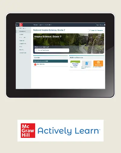 Inspire Science: Integrated Grade 7, Digital Student Bundle with Actively Learn, 1-Year Subscription