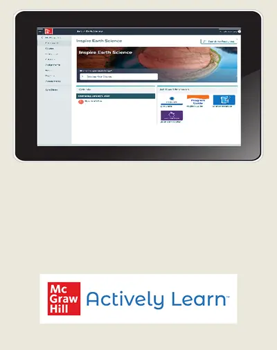 Inspire Science: Earth, G9-12 Digital Student Bundle with Actively Learn Science, 1-year subscription