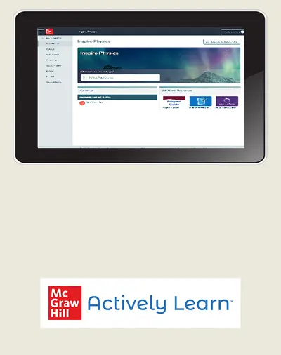 Inspire Science: Physics, G9-12 Digital Student Bundle with Actively Learn Science, 1-year subscription