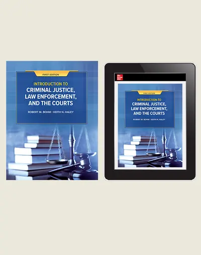 Introduction to Criminal Justice, Law Enforcement, and the Courts, Student Print and Digital Course, 1-year subscription