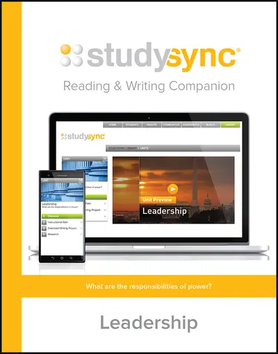 StudySync Grade 9, Reading and Writing Companion Unit 2