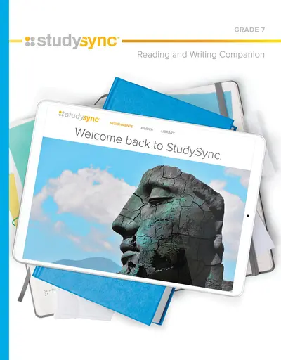 StudySync Core ELA Grade 7, Hardcover Student Reading and Writing Companion