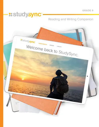 StudySync Core ELA Grade 9, Hardcover Student Reading and Writing Companion